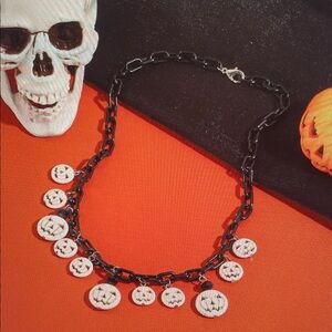 Black and White Halloween Necklace